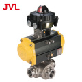 wafer  Gas , liquid 4 inch flange pneumatic three-way ball valve